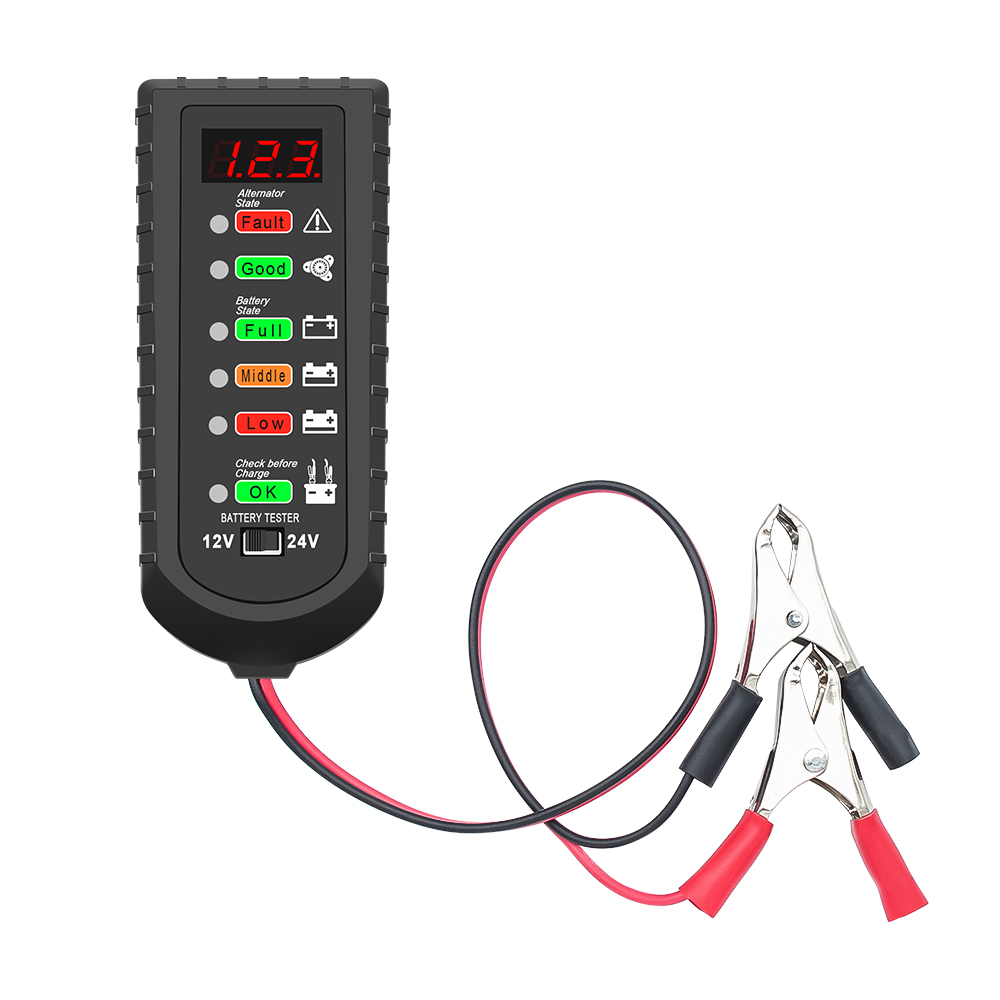 Battery Load Tester - 12V 24V 자동차 배터리 테스터 LED