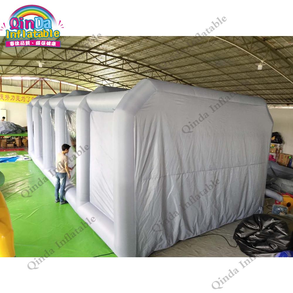 Inflatable Paint Booth - 고품질 스프레이 페인팅 텐트 10X5x3.5M 자동차용