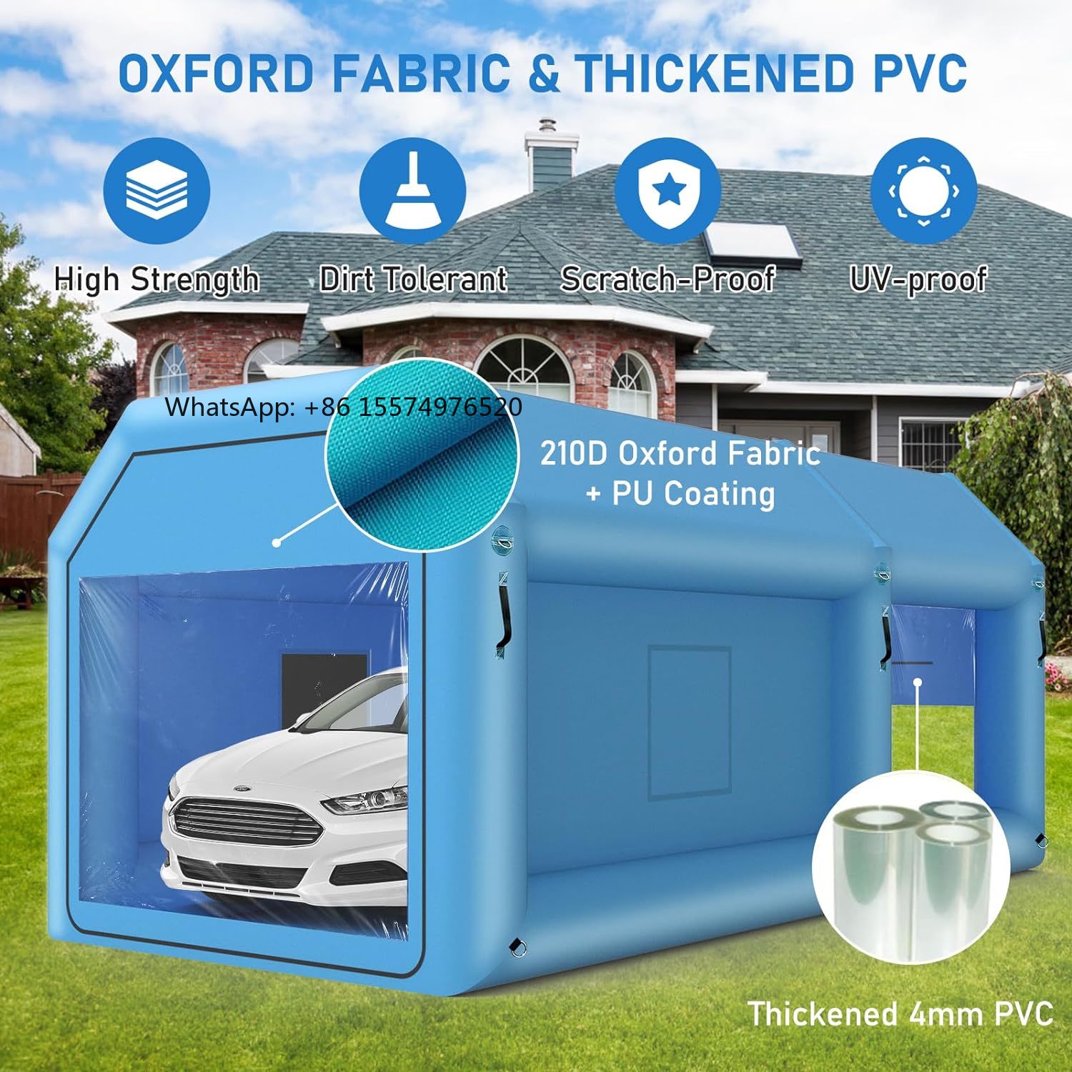 Inflatable Paint Booth - 2026 - 맞춤형 대형 흰색 풍선