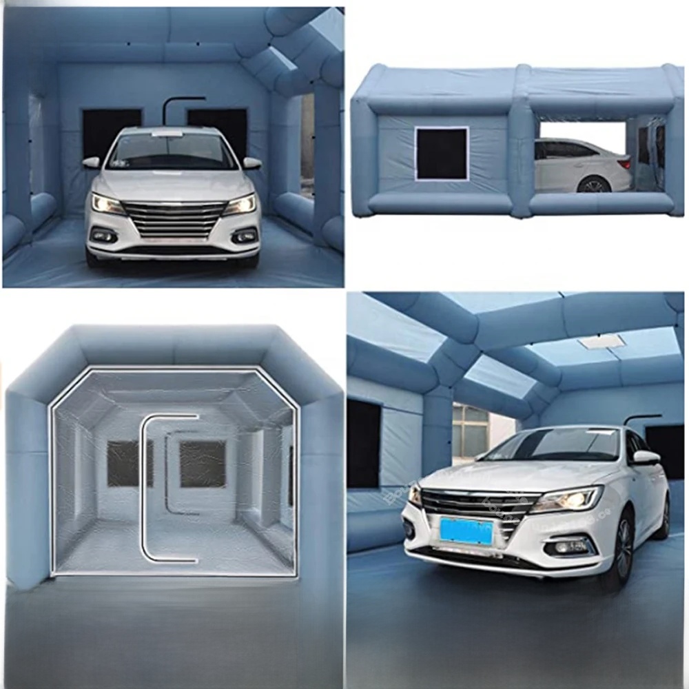 빠른 항공 배송 26x14x10피트(90x42x3m)  - Inflatable Paint Booth 리뷰 및 가격