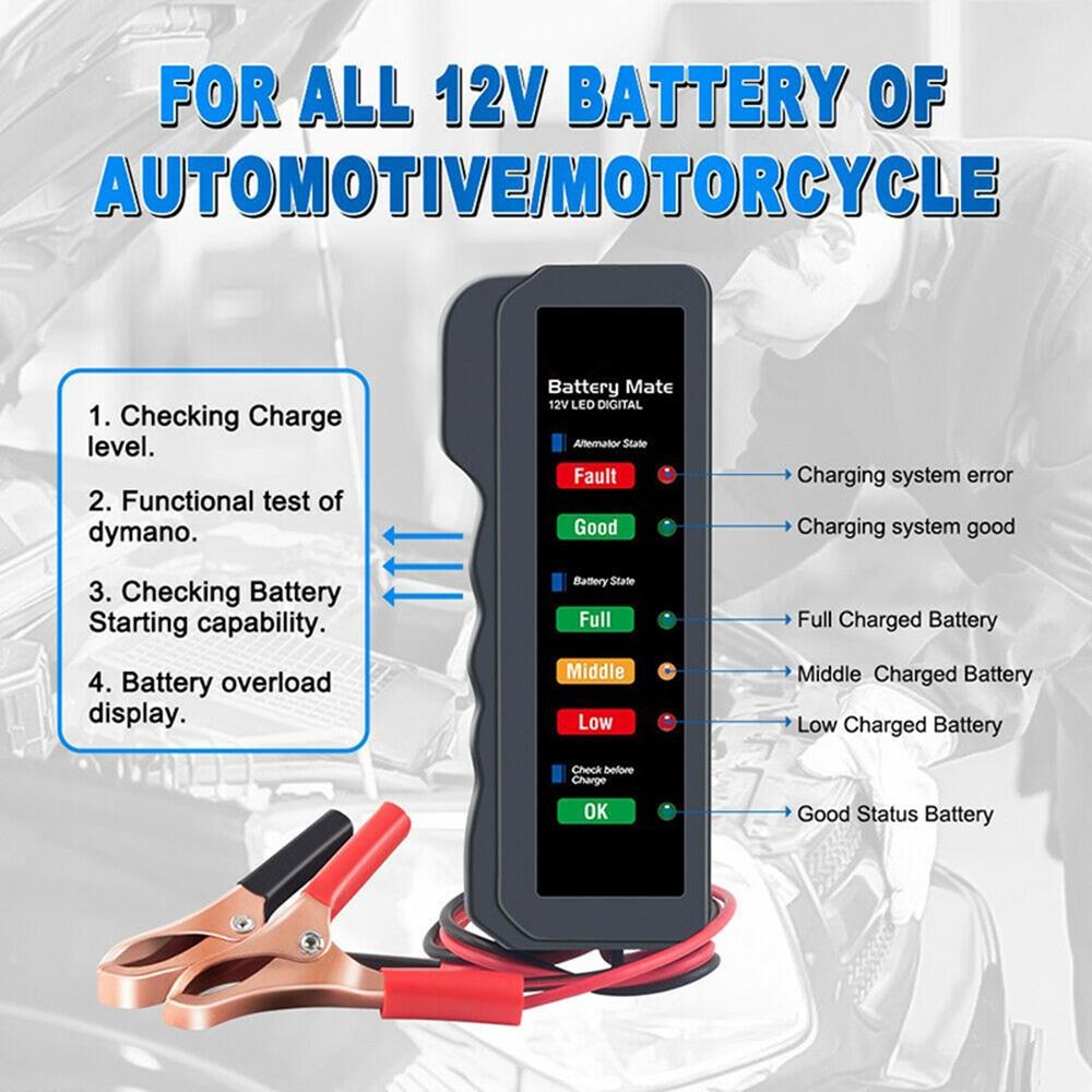 미니 12V 자동차 배터리 테스터 - 12볼트 배터리  - Battery Load Tester 리뷰 및 가격
