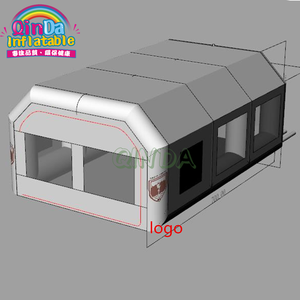 2020년형 신형 자동차 도색용 에어 스프레이 부스 텐 - Inflatable Paint Booth 리뷰 및 가격