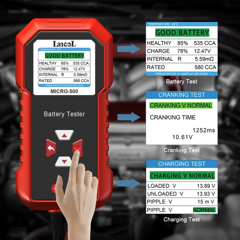 란콜 마이크로 500 12V 자동차 배터리 테스터 40 - Battery Load Tester 리뷰 및 가격