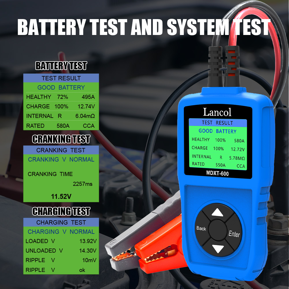 Lancol 자동차 배터리 테스터, 12V 부하 테스터 - Battery Load Tester 리뷰 및 가격