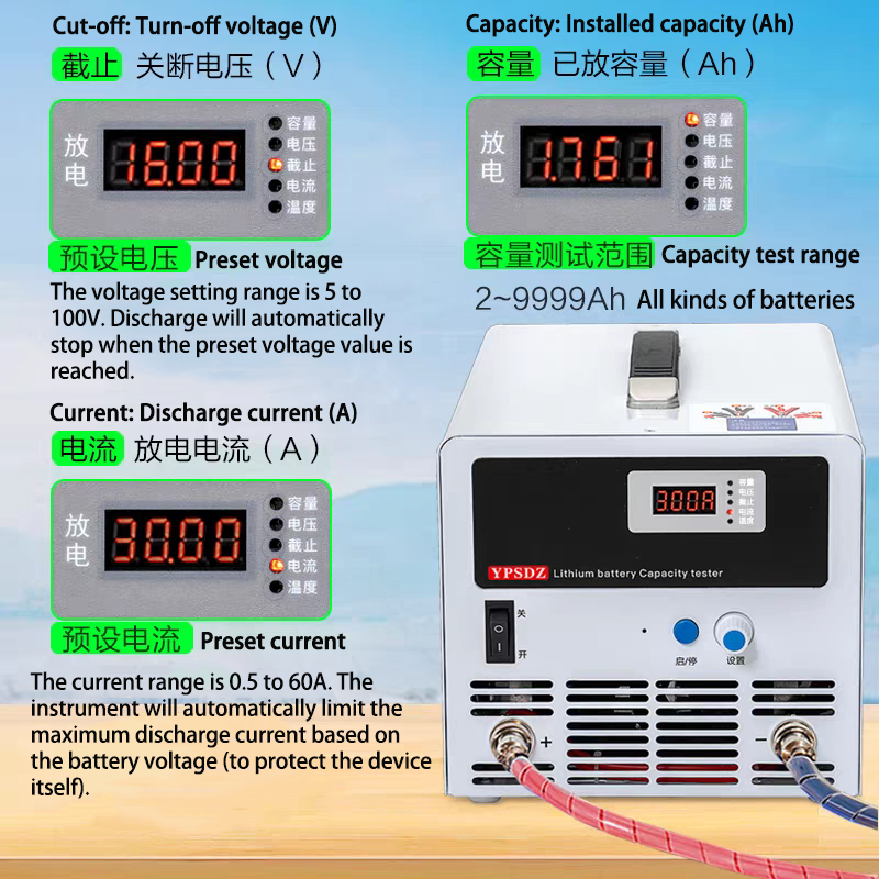 100V 45A 리튬 배터리 팩 용량 테스터, 배터리  - Battery Load Tester 리뷰 및 가격