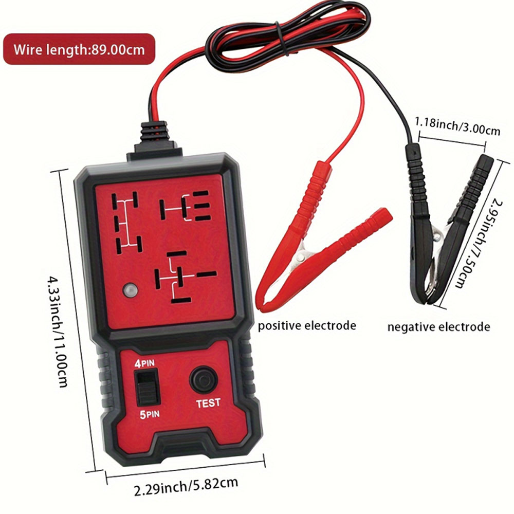 LED 표시등 자동차 배터리 테스터, 자동차 전자 릴레 - Battery Load Tester 리뷰 및 가격